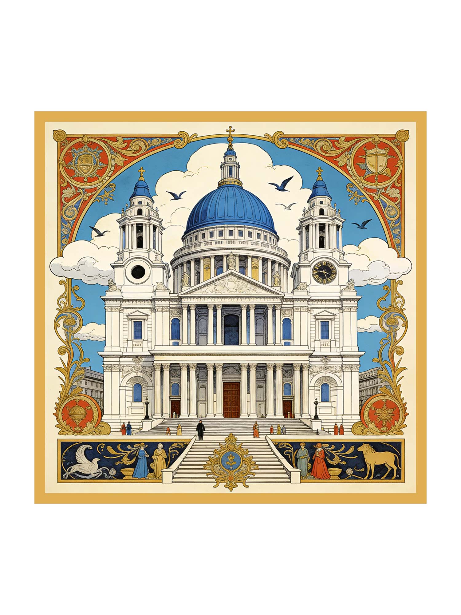 [P107] SilkSilky-UK Pure Silk Scarf 001