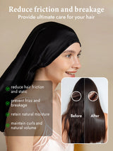 [Black] SilkSilky-UK Sleep Cap 004