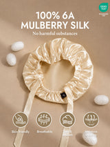[Champagne] SilkSilky-UK Sleep Cap 002
