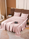 SilkSilky UK 19Momme Pure Silk Bedding Set PaleMauve 001