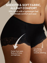 [Black] SilkSilky-UK Silk Knitted Panty 007