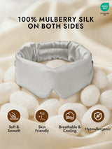 [Silver] SilkSilky-UK Sleep Mask 002