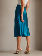 [Teal] SilkSilky-UK Skirt 002