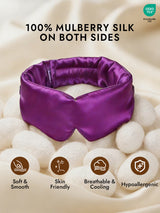 [Purple] SilkSilky-UK Sleep Mask 002