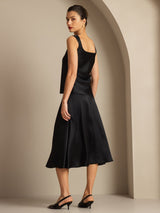 [Black] SilkSilky-UK Sleeveless Camisole 002