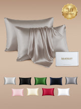 [Gray] SilkSilky-UK 30Momme Pillowcase 001