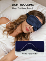 [Dark Blue] SilkSilky-UK Sleep Mask 003