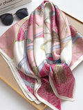 SilkSilky UK Pure Silk Scarf Pink 002