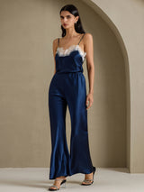 [Dark Blue] SilkSilky-UK Women's Pants 006
