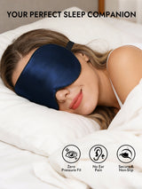 [Dark Blue] SilkSilky-UK Sleep Mask 005