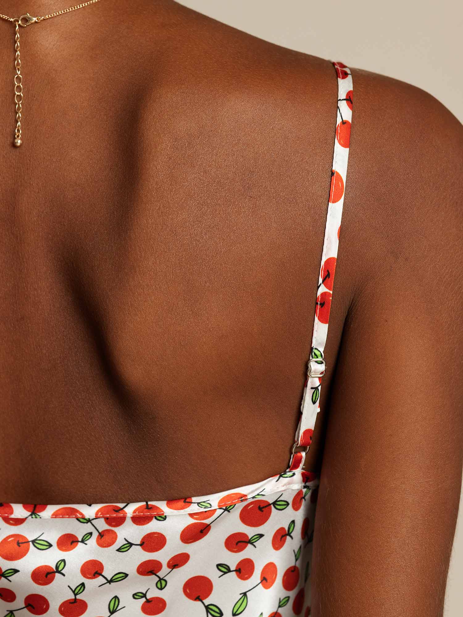 [Cherry] SilkSilky-UK Pure Silk V Neck Dress 004,