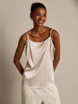 [Beige] SilkSilky-UK Spaghetti Strap Camisole 003