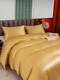 SilkSilky UK 25Momme Pure Silk Bedding Set Champagne 003