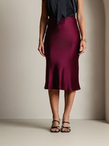 [Dark Red] SilkSilky-UK Skirt 005