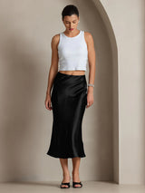 [Black] SilkSilky-UK Skirt 003