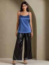 [Real Teal] SilkSilky-UK Spaghetti Strap Camisole 003