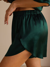 [Dark Green] SilkSilky-UK Women's Shorts 006