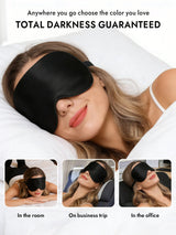 [Black] SilkSilky-UK Sleep Mask 006