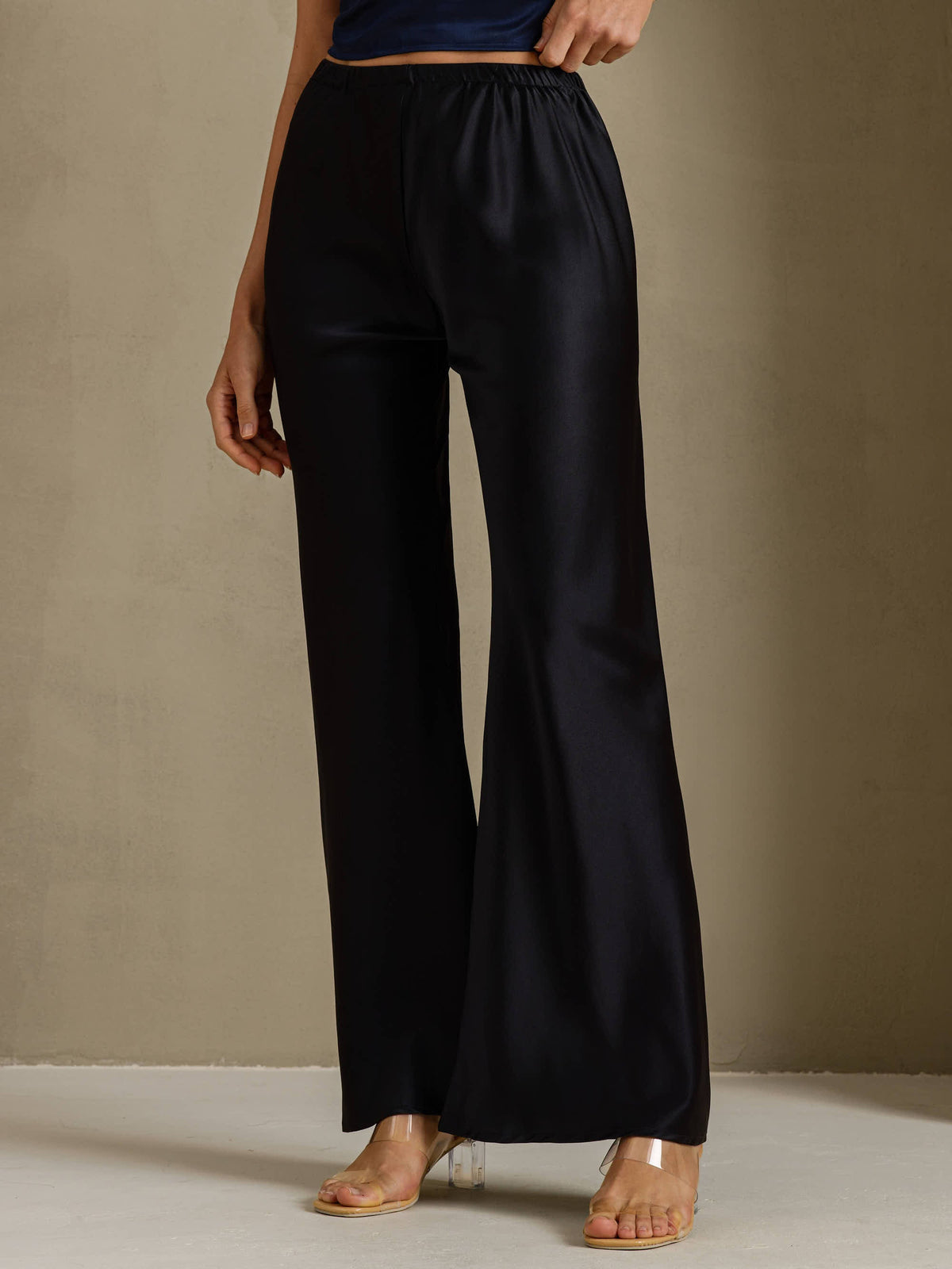 [Black] SilkSilky-UK Women's Pants 001