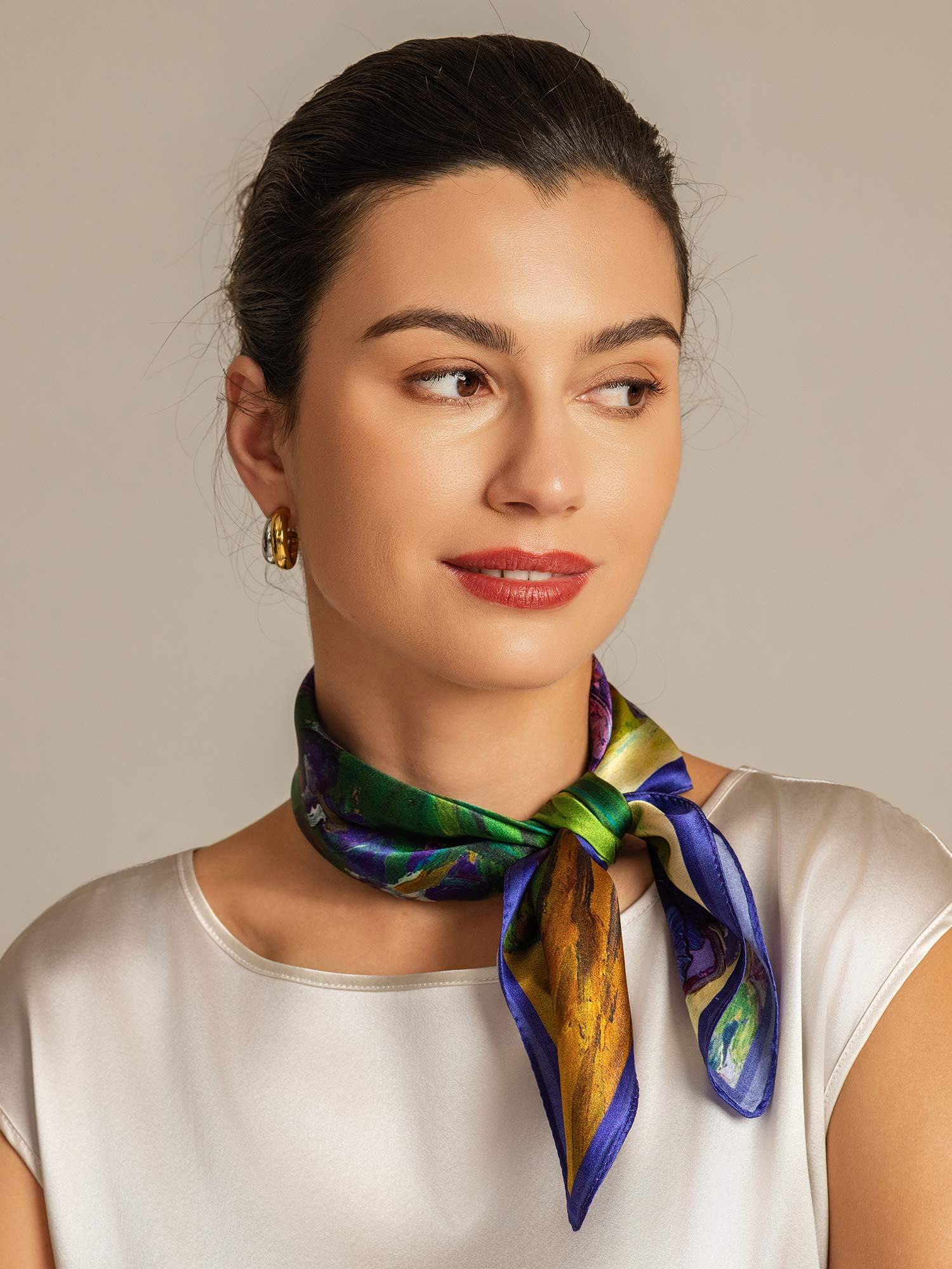 [P094] SilkSilky-UK Pure Silk Scarf 002