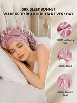 [Pink] SilkSilky-UK Sleep Cap 005