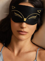[Black] SilkSilky-UK Pure Silk Eye Mask 003