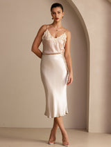 [Beige] SilkSilky-UK Skirt 006