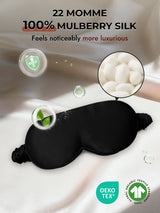 [Black] SilkSilky-UK Sleep Mask 006