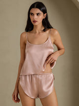 [Tuscany] SilkSilky-UK Spaghetti Strap Camisole Set 003