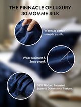 [Dark Blue] SilkSilky-UK 30Momme Pillowcase 002