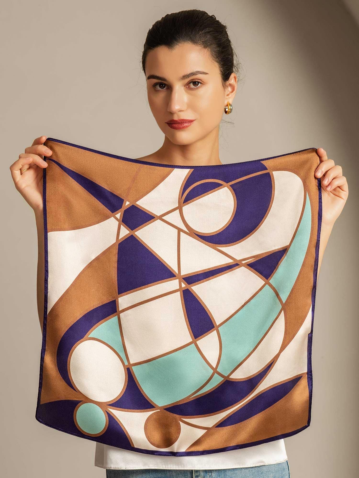 [P104] SilkSilky-UK Pure Silk Scarf 003,