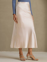 [Beige] SilkSilky-UK Skirt 003