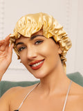 SilkSilky-UK Pure Silk Sleep Cap Champagne 002