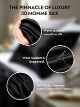 [Black] SilkSilky-UK 30Momme Pillowcase 002