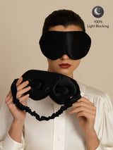 [Black] SilkSilky-UK Sleep Mask 001