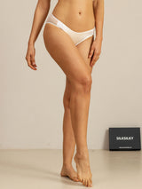 [White] SilkSilky-UK 19Momme Stretch Silk Charmeuse Panty 007
