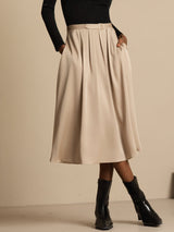 [Tan] SilkSilky-UK Skirt 004