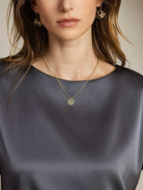 [Dark Gray] SilkSilky-UK Short Sleeve Boat Neck Women's T-Shirt 005