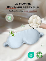 [Light Blue] SilkSilky-UK Sleep Mask 006