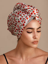 [Cherry] SilkSilky-UK Hair Towel Wrap 003