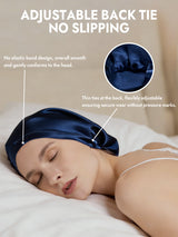 [Dark Blue] SilkSilky-UK Sleep Cap 005