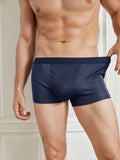 SilkSilky UK Silk Knitted Mens Underwear DarkBlue 004