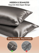 [Dark Gray] SilkSilky-UK 30Momme Pillowcase 006