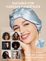 [Light Blue] SilkSilky-UK Sleep Cap 005
