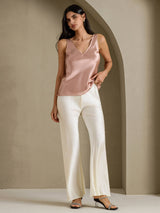 [Tuscany] SilkSilky-UK Sleeveless V Neck Camisole 006