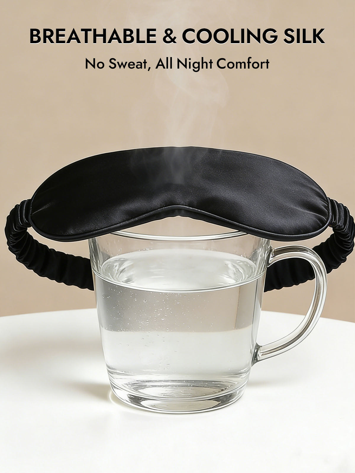 [Black] SilkSilky-UK Sleep Mask 004