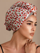 [Cherry] SilkSilky-UK Hair Towel Wrap 001