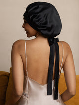 [Black] SilkSilky-UK Sleep Cap 005