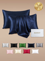 [Dark Blue] SilkSilky-UK 30Momme Pillowcase 001
