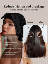 [Black] SilkSilky-UK Sleep Cap 003